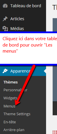 Le menu